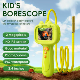 Daxiongmao borescope charges via USB-C for easy power