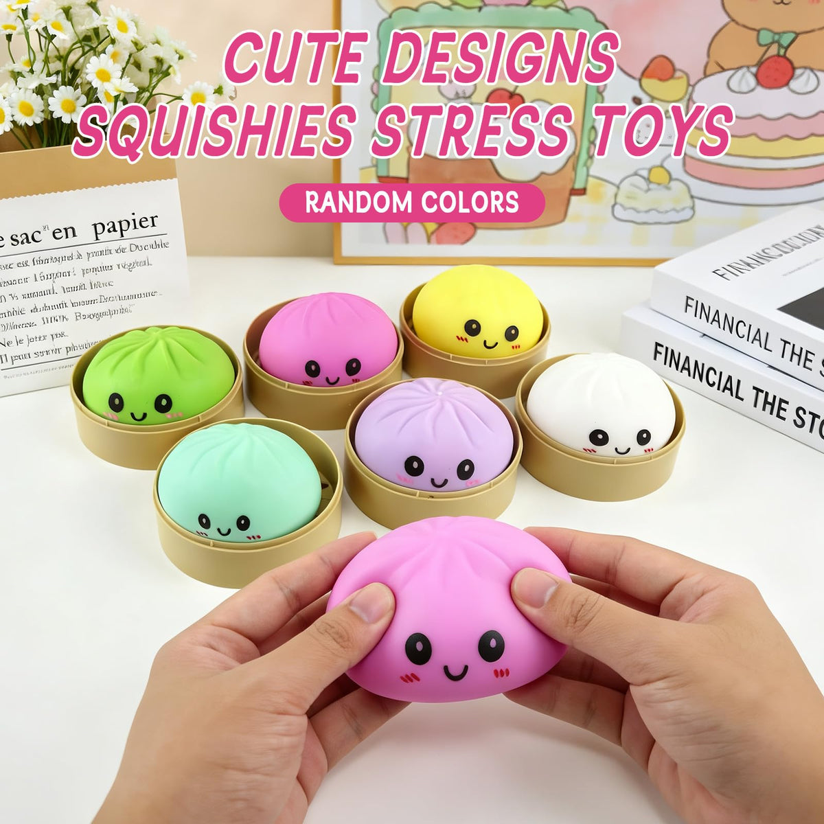 Dayingjiang green dumplings squishies with steamer aid sensory focus and relaxation