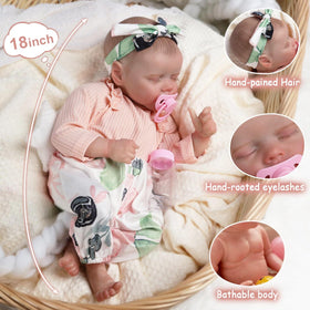 DAYOFF KIDS 18-inch size supports cuddling, posing, and nurturing play.