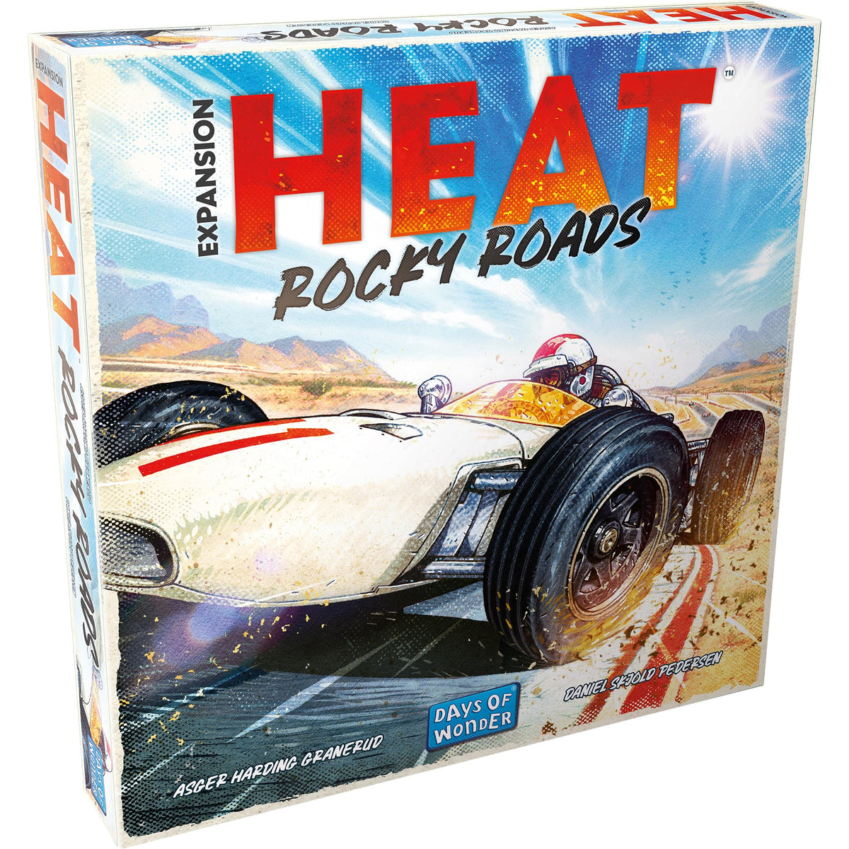 Days of Wonder HEAT Rocky Roads double-sided board for dynamic campaigns and longer play