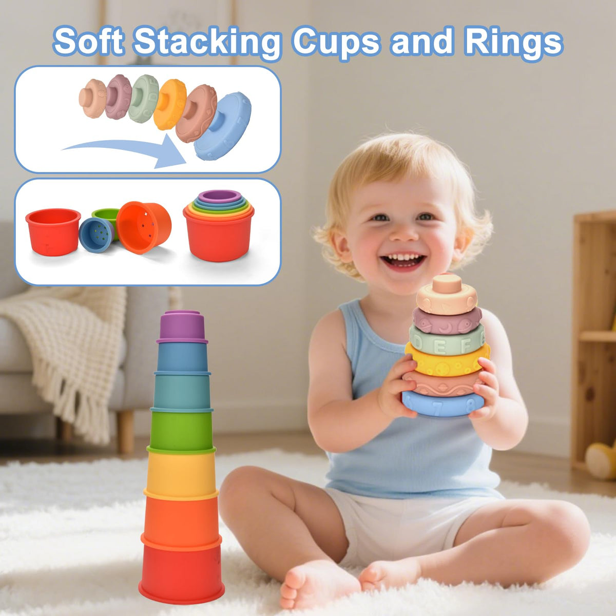 Dazhshun suction cups for bath or table play
