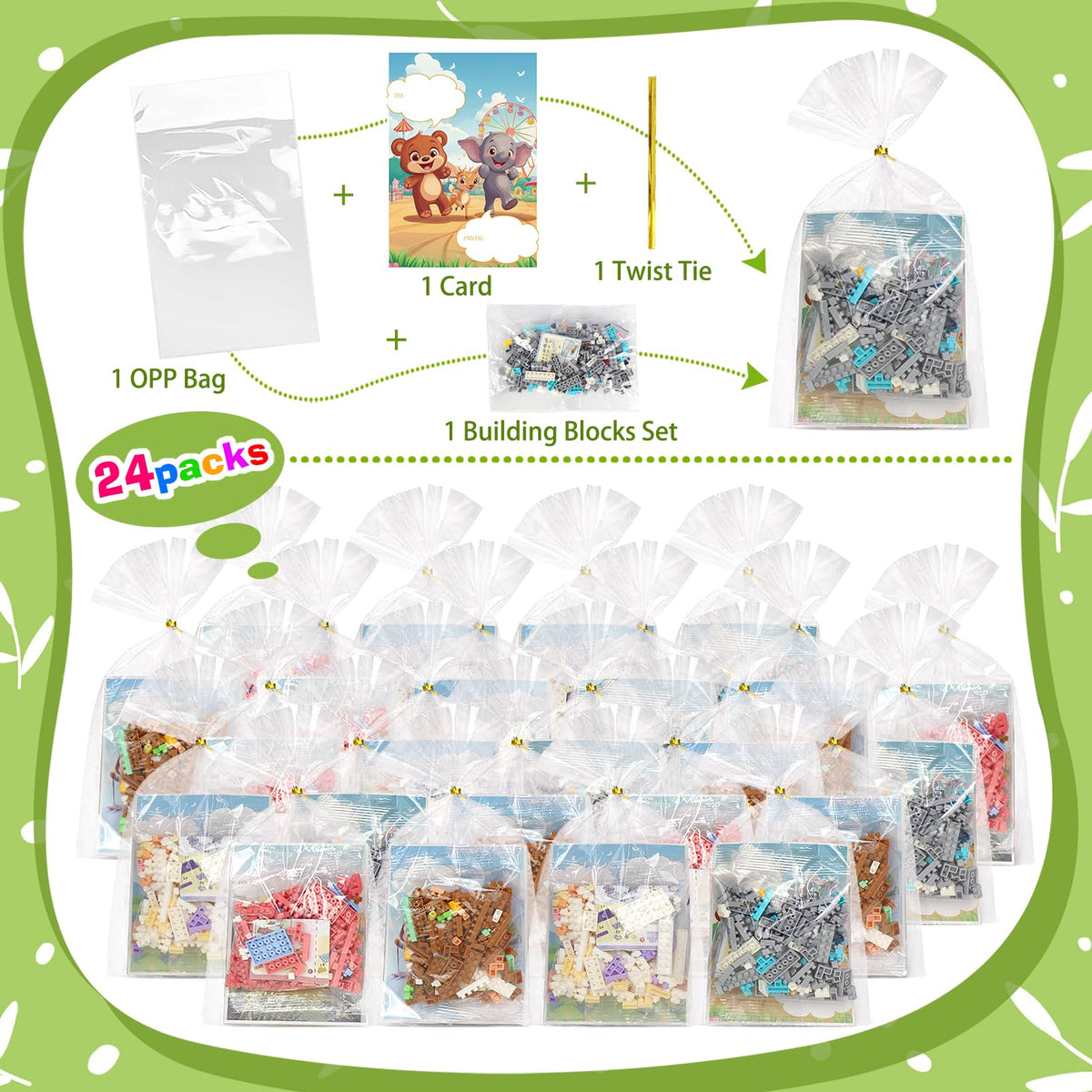 DBPBToU butterfly animal blocks collection for classroom prizes and gifts