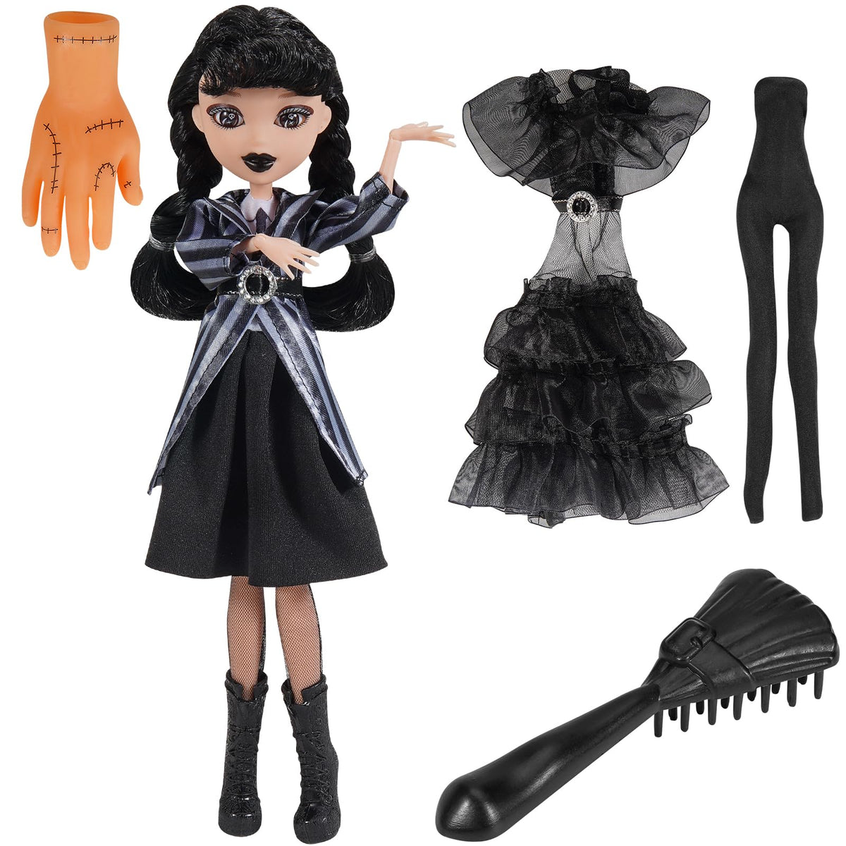 DBYWIUB 10-inch fashion doll academy uniform with gift box, ideal for dress-up play.