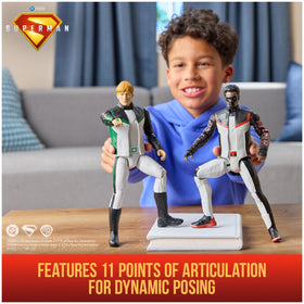 DC Comics 11 points of articulation deliver versatile pose options for epic adventures.