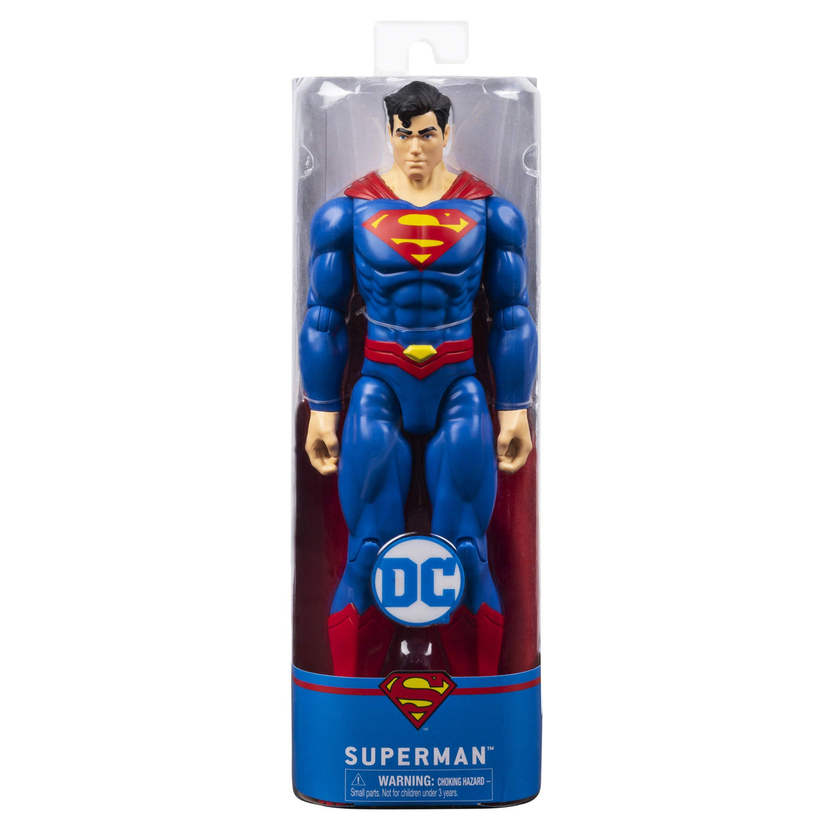 DC Comics Superman 12-Inch figure uses durable materials for daily hero adventures.