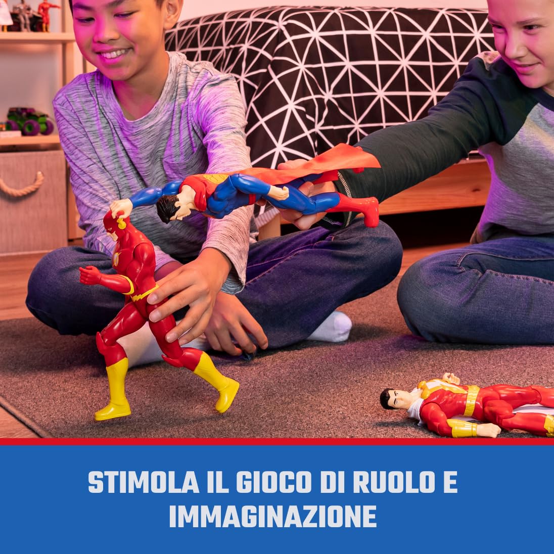 DC Comics Superman 12-Inch figure supports creative play and display in kids' rooms.