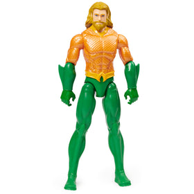 DC Comics Aquaman 12-inch figure in a dynamic pose for action play.