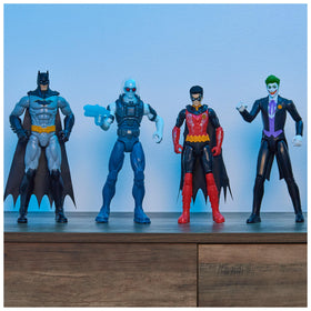 DC Comics Batman 12-inch figure close-up face detail for iconic expression.