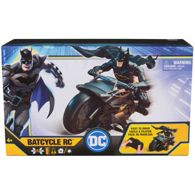 DC Comics Batman Batcycle and 12-inch figure set inspires imaginative storytelling.