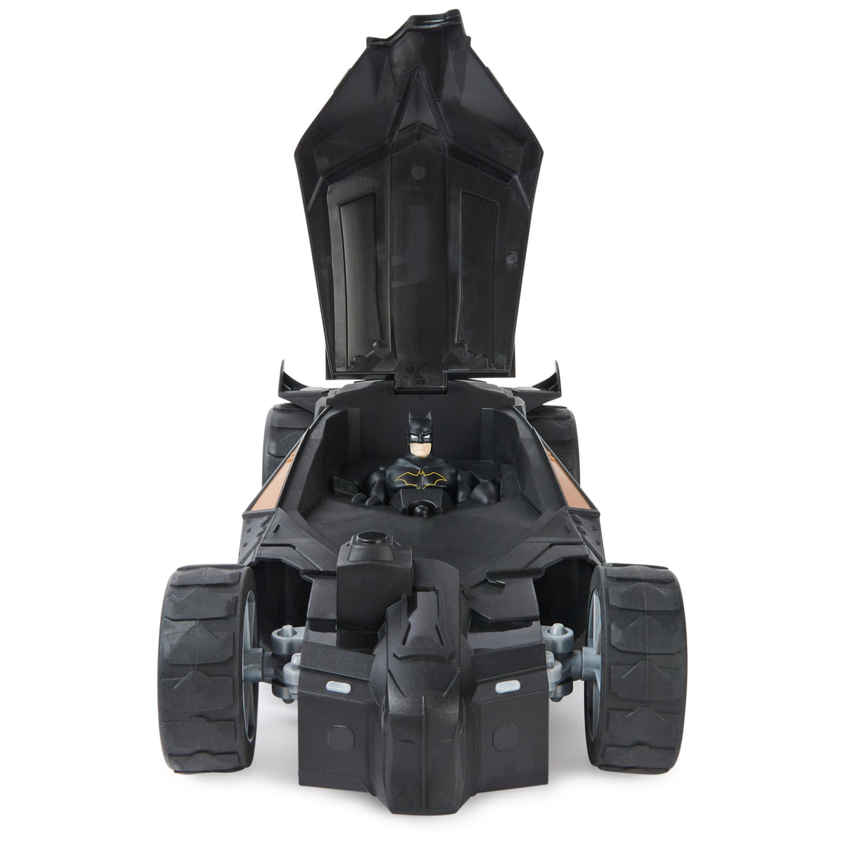 DC Comics Batman Batmobile RC in action for playtime adventures.