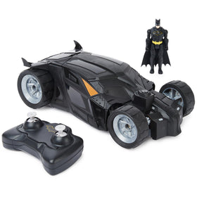 DC Comics Batman Batmobile RC front view highlighting armored deco for imaginative play.