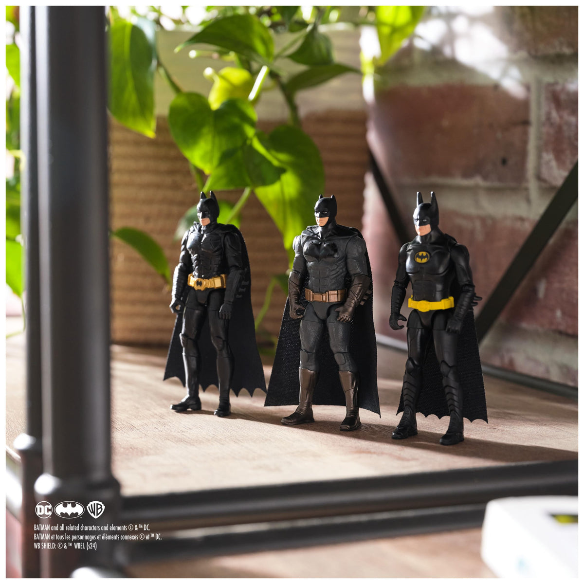 DC Comics Batman The Dark Knight figure in dynamic pose for play.