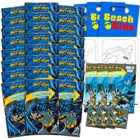 DC Comics Batman mini party favors set front pack for easy party setup