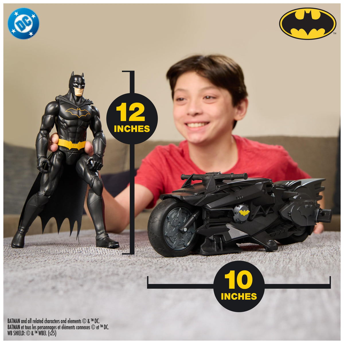 DC Comics Stealth mode attachment enables Ninja-style, covert missions.