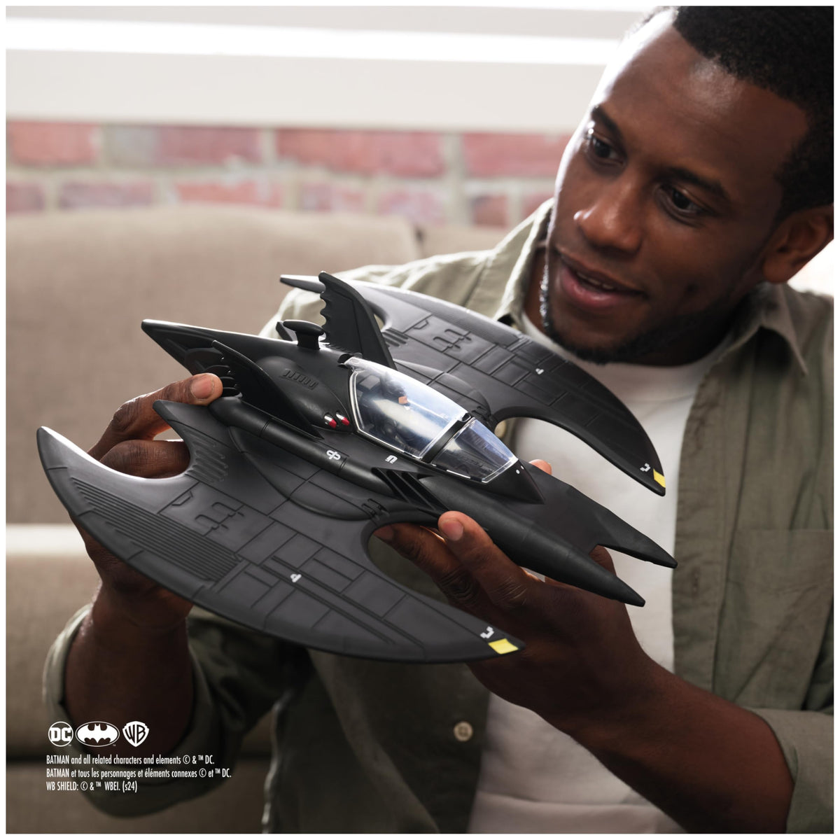 DC Comics Batwing authentic theatrical styling inspired by the film era.