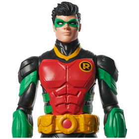 DC Comics Robin action figure 12-inch 11-point articulation supports dynamic play.