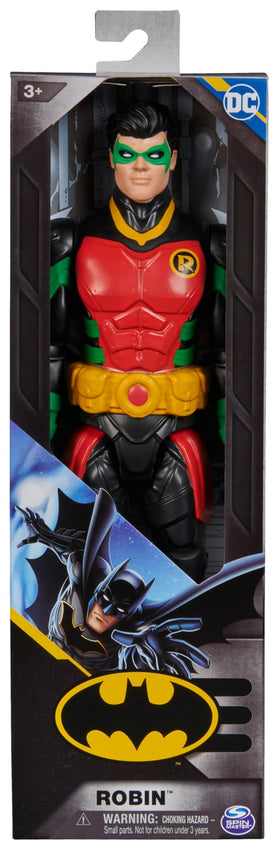 DC Comics Robin action figure 12-inch display-ready for bedroom shelves and imaginative play.