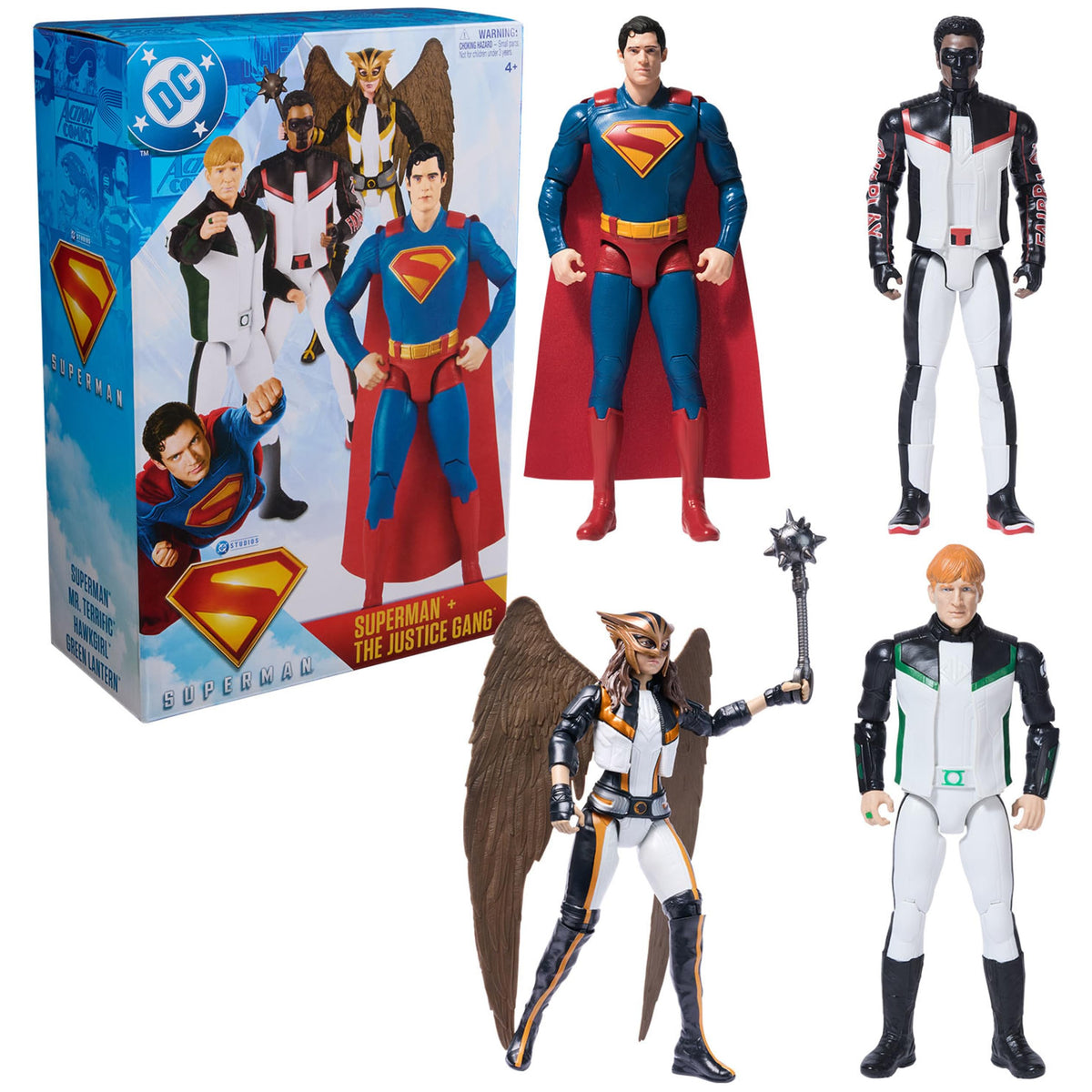DC Comics Superman 12-inch action figure perfect for dynamic poses and storytelling.