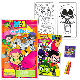 DC Comics Teen Titans Go stickers assortment for decorating party favors