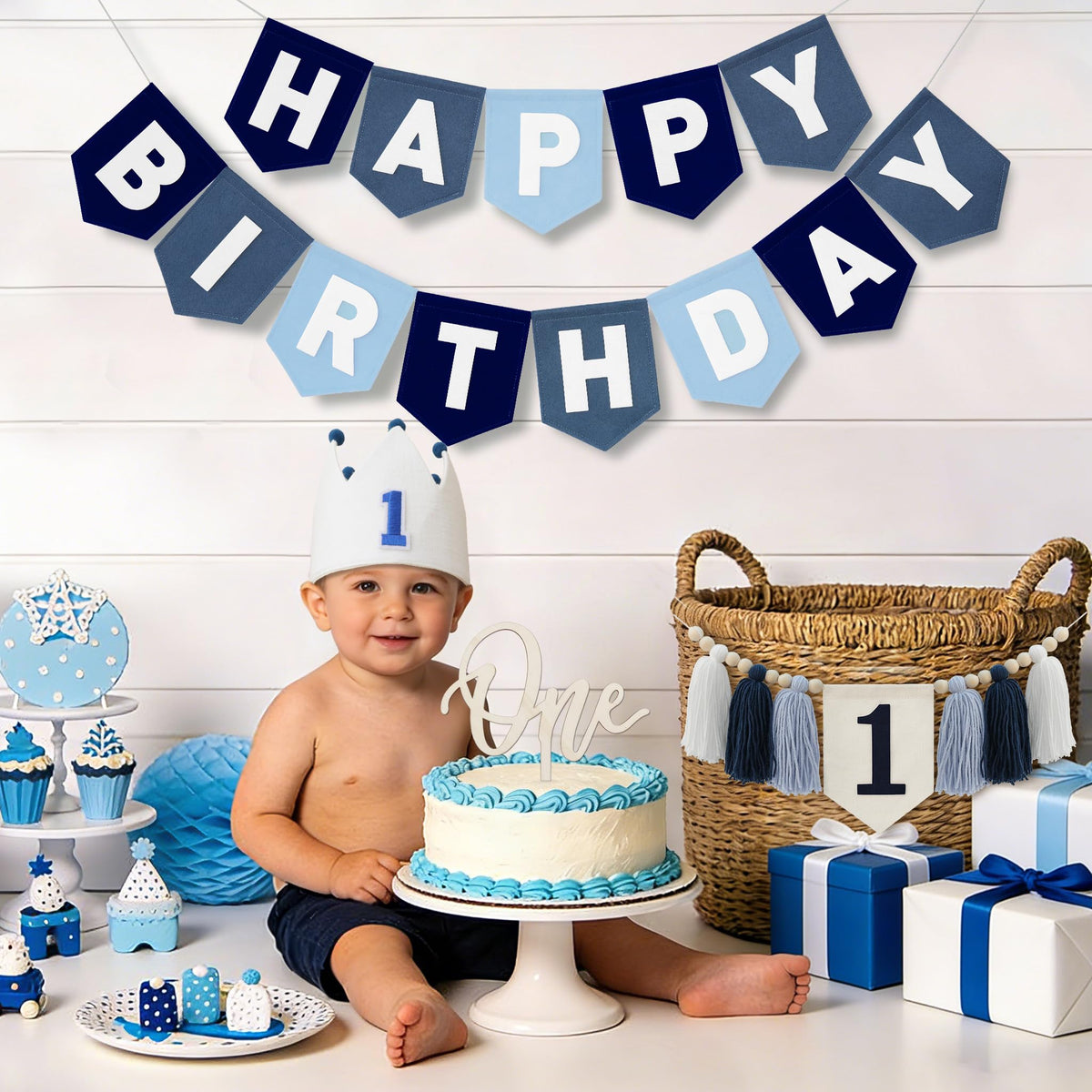 DCJHFJ birthday crown hat with adjustable back for comfortable fit