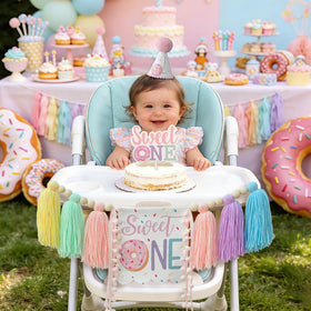 DCJHFJ Wooden cake topper for a charming cake smash moment