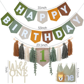 DCJHFJ Wild One banner pre-strung for quick, hassle-free setup.