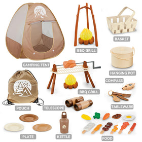 DCMAMA binoculars invite exploration during indoor or yard adventures.