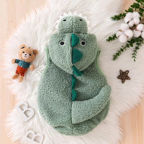 Dcohmch newborn dinosaur romper, breathable fabric suitable for sensitive skin.