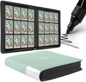 D DACCKIT Premium Card Binder 12-pocket front cover for organized collection.