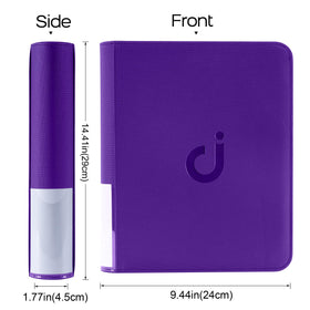 Compact, desk-ready binder from D DACCKIT suitable for display and reference