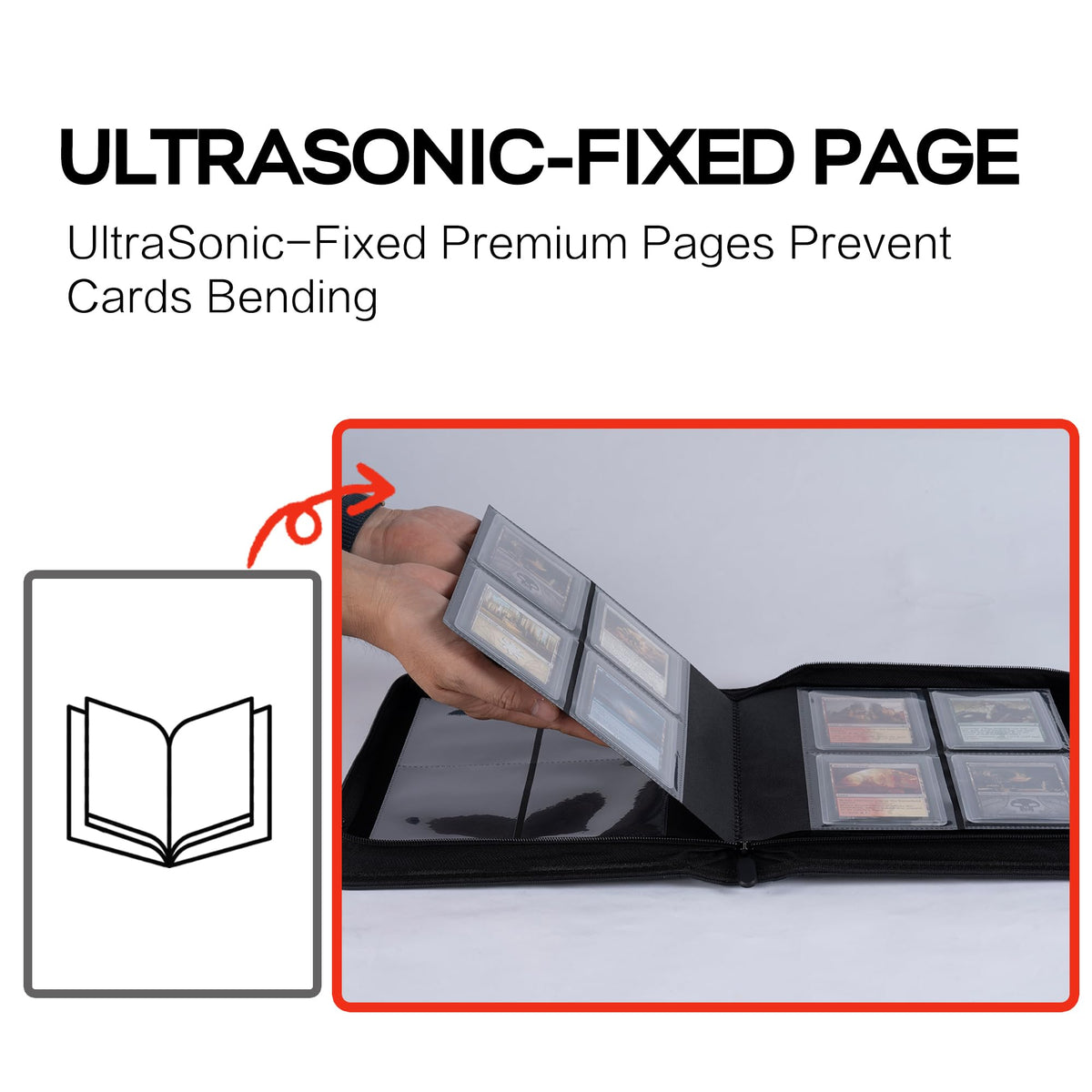 Water and dust resistant material helps protect cards during storage with D DACCKIT binder