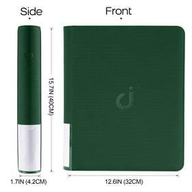 D DACCKIT top-loader binder padded covers guard delicate cards on display.