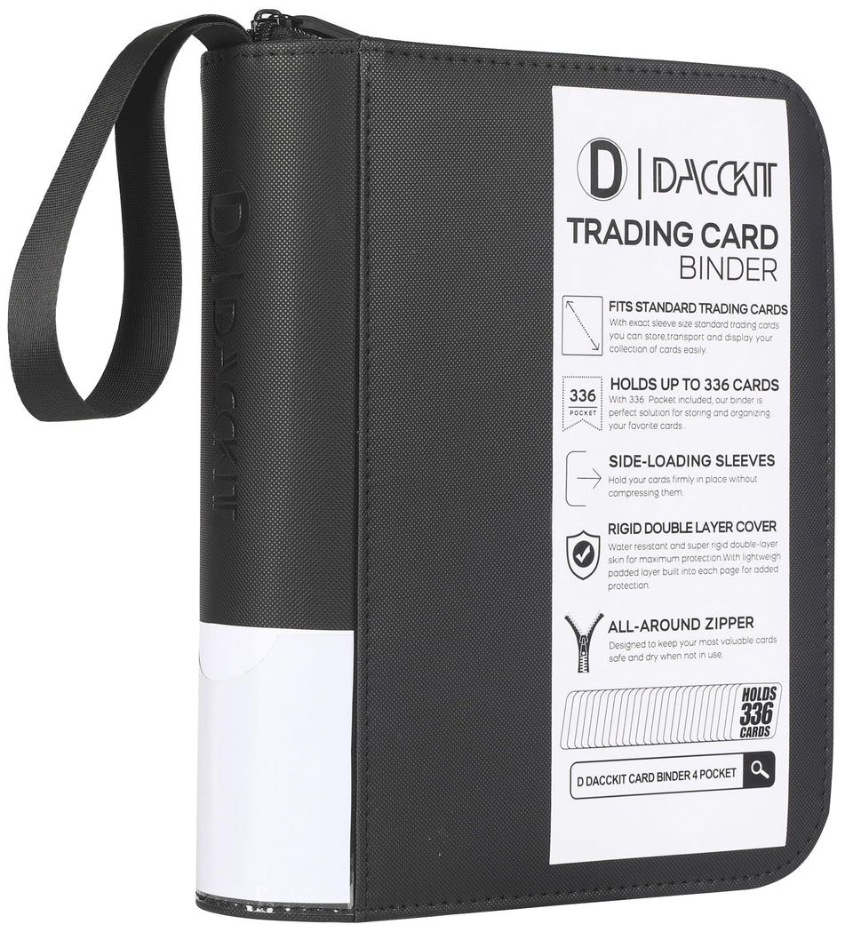 D DACCKIT 4-pocket binder front display for quick card viewing.