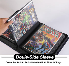 D DACCKIT holds up to 24 comics for compact storage.