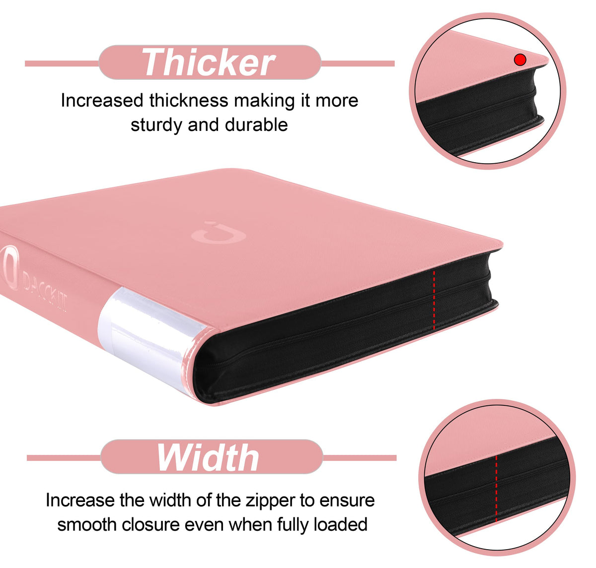 D DACCKIT durable archival-safe non-PVC material offers long-lasting protection for your collection.