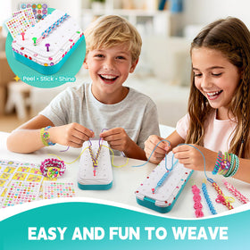 DDAI Bling Bracelet Kit colorful threads enable vibrant woven designs