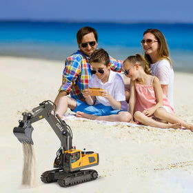 DDAI remote excavator packaging display ready to play
