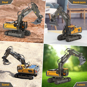 DDAI excavator rubber tracks in motion ideal for outdoor terrain