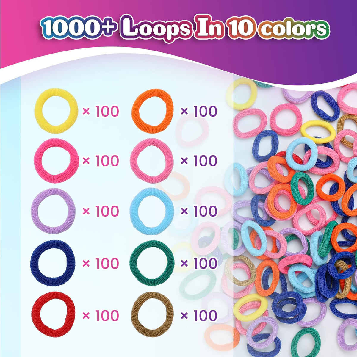 Young crafter uses DDAI loops for fun, easy jewelry making activity.