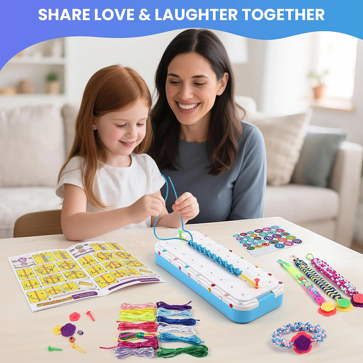 Portable loom box by DDAI keeps supplies organized on the go