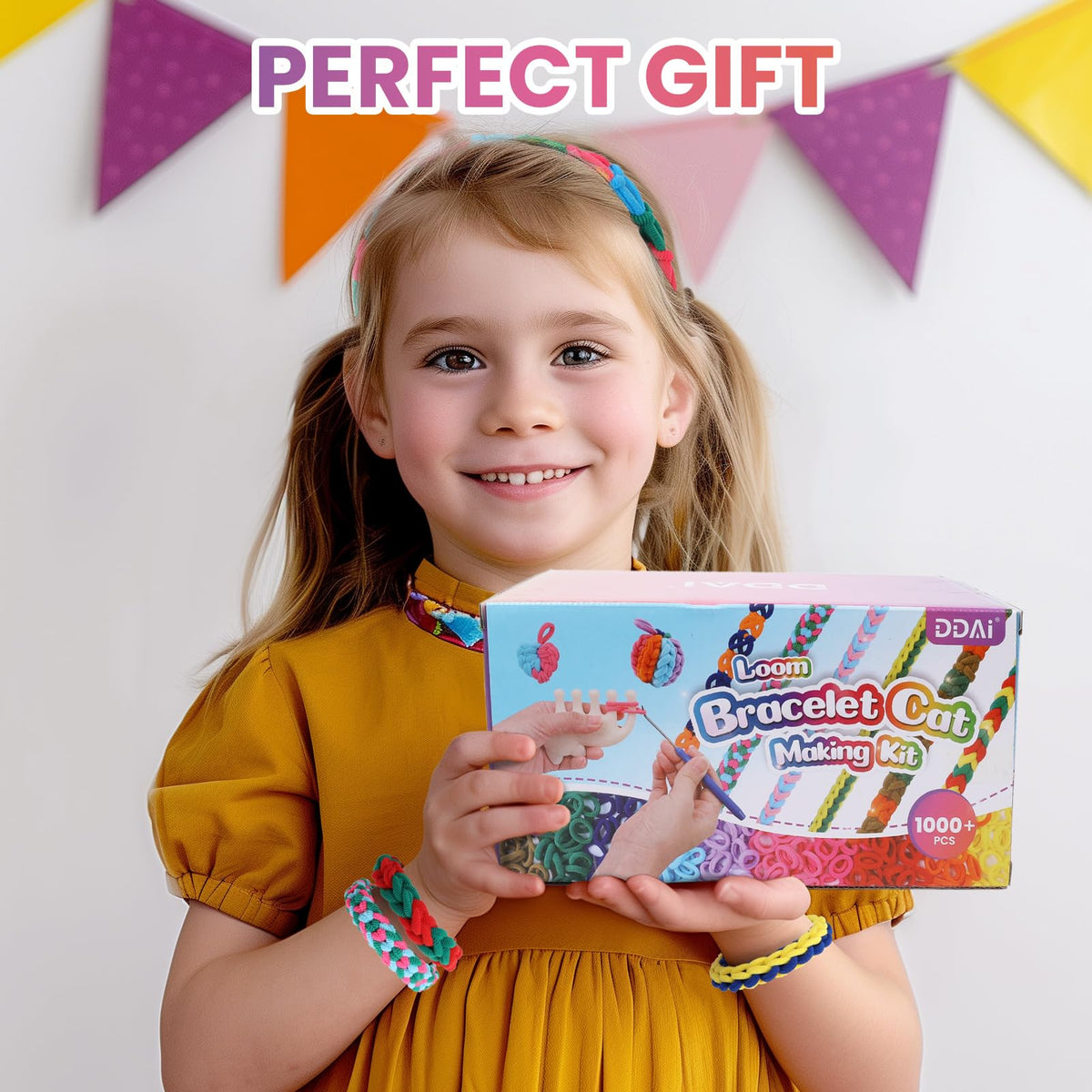 DDAI portable loom kit supports creativity anywhere, anytime for busy families