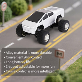DDZOOU mini RC truck offers adjustable speed for precise or fast driving