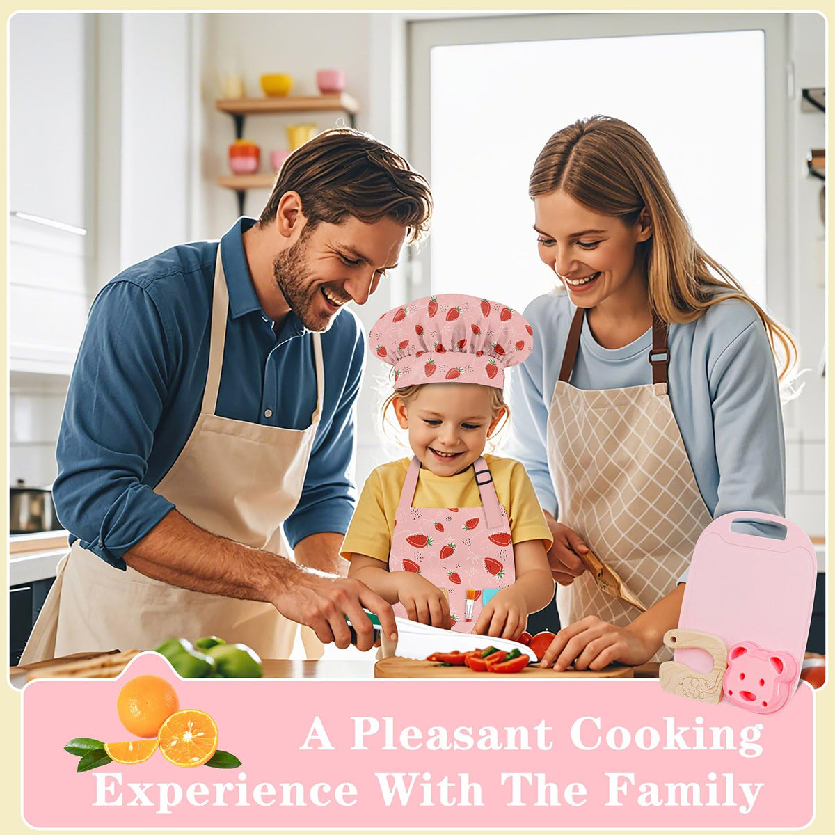 DEABOLAR cutting board toddler size provides stable prep surface