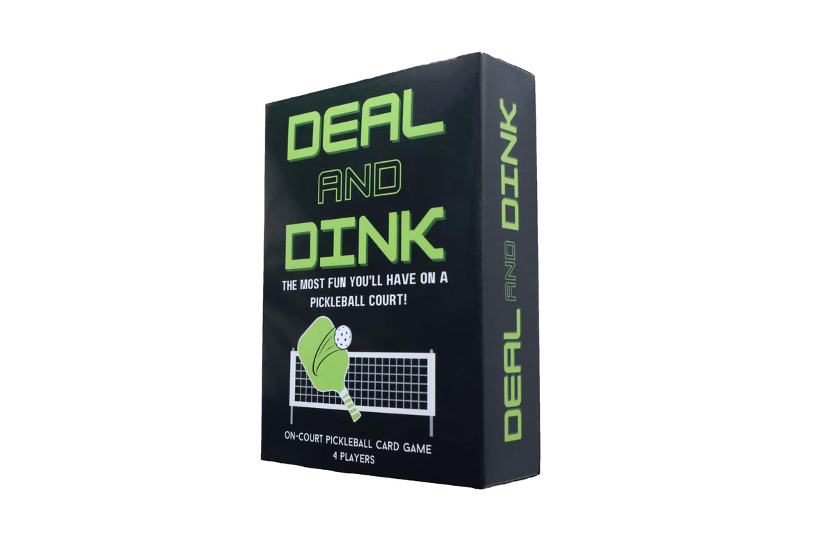 Deal and Dink on-court play card set for dynamic pickleball sessions.