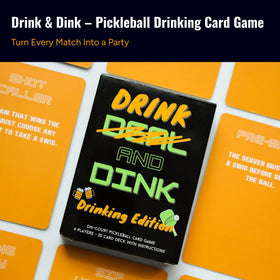 Deal and Dink players laughing as a challenge card is revealed