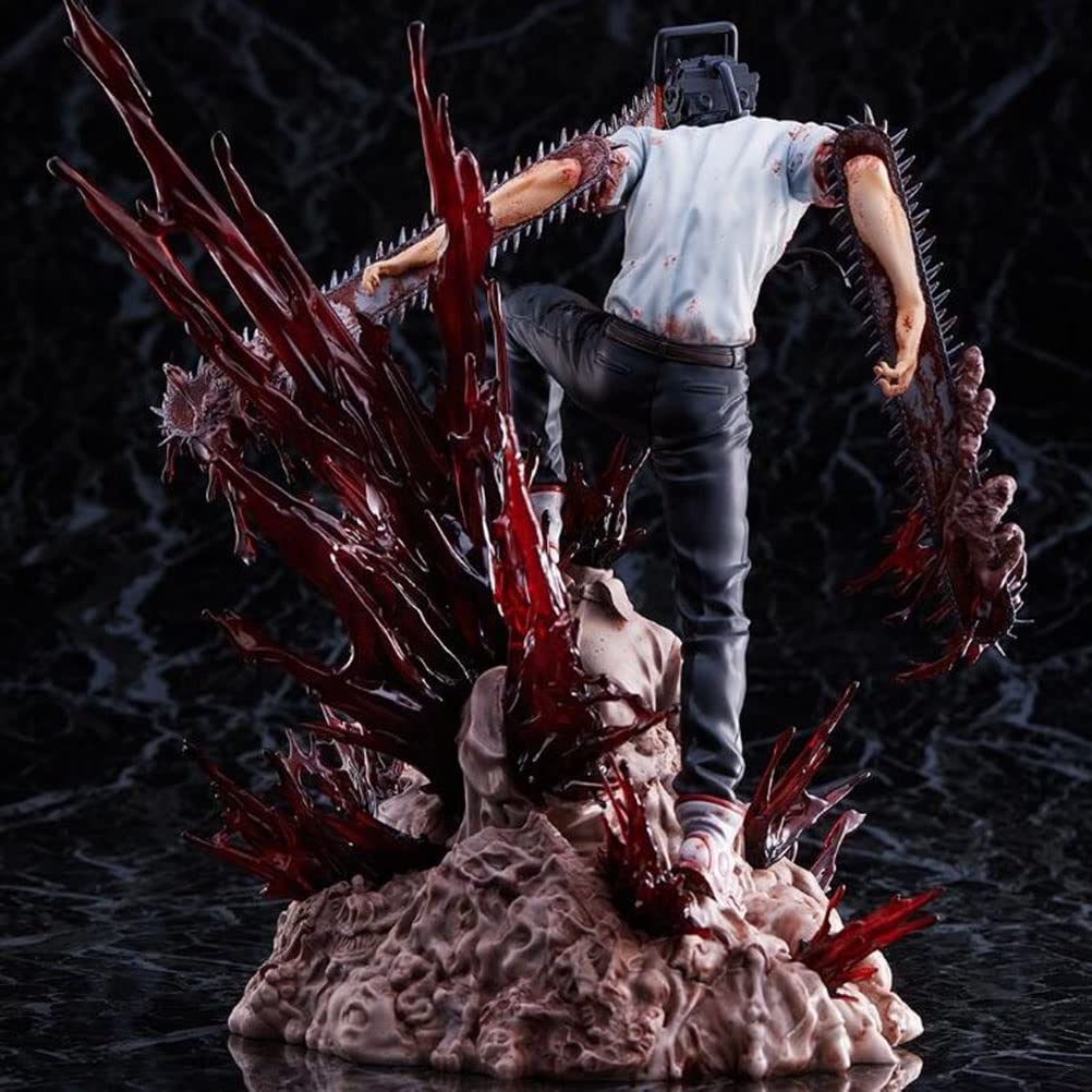 DEAMNAI Denji Figure 11in dynamic pose emphasizes action-ready character