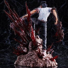 DEAMNAI Denji Figure 11in dynamic pose emphasizes action-ready character