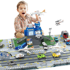 DeAO Airplane Toys: Aircraft Tower scene boosts imaginative airport playtime