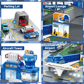 DeAO Airplane Toys Aircraft Trailer enables airport logistics play