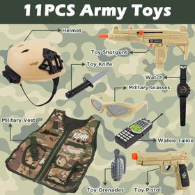 deAO army costume full set for complete soldier dress-up
